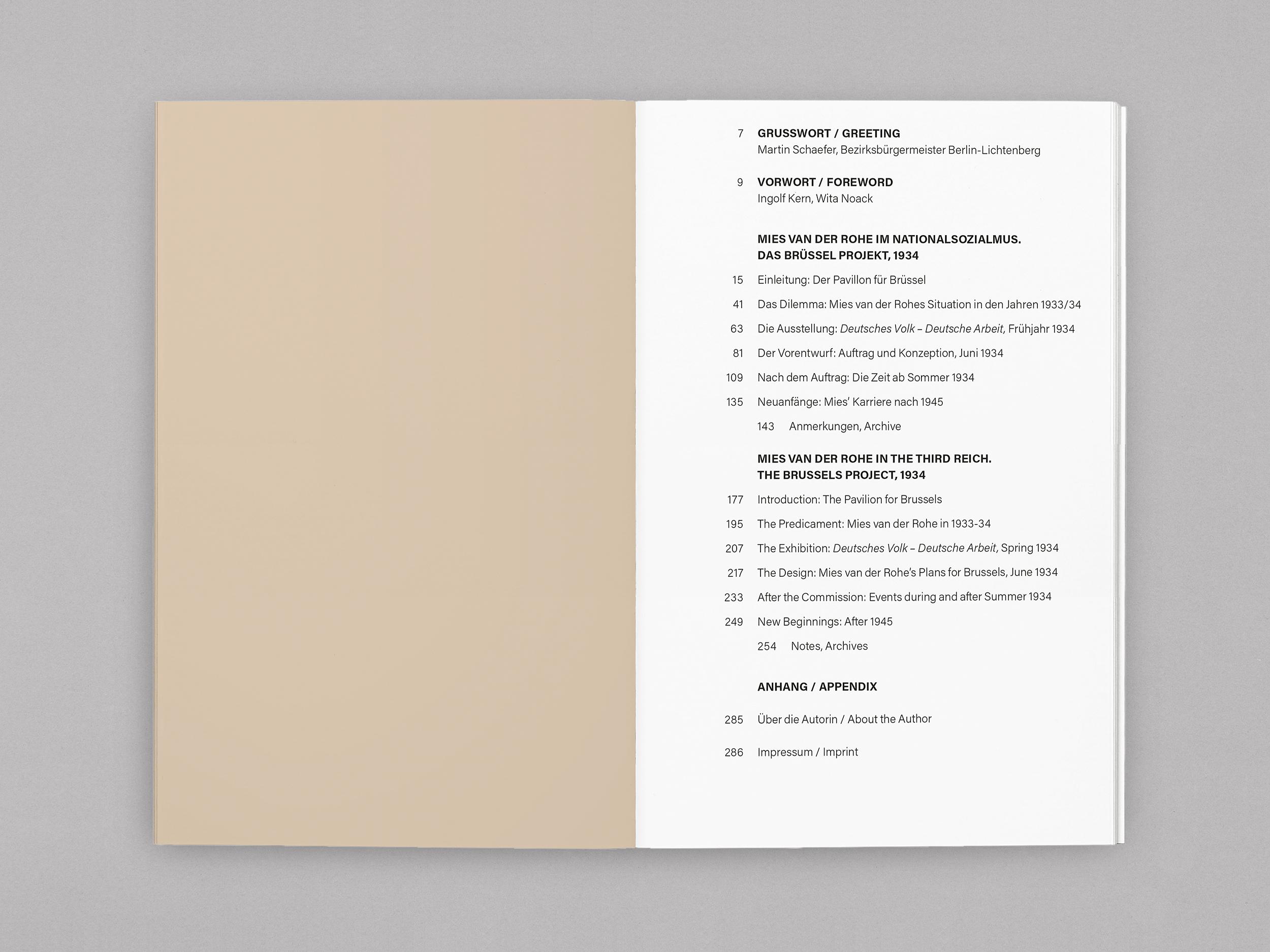 schriftenreihe mies van der rohe haus