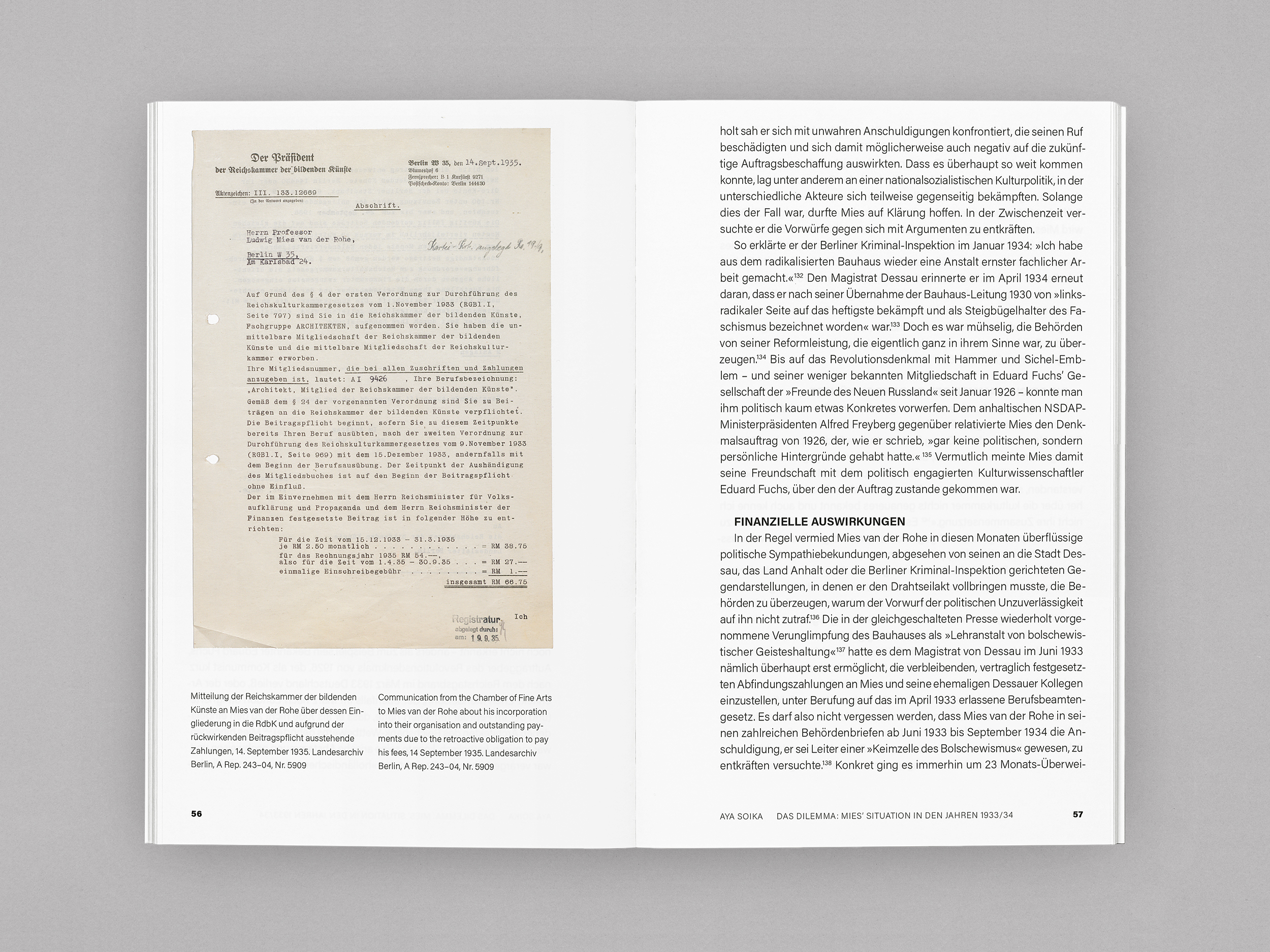 schriftenreihe mies van der rohe haus